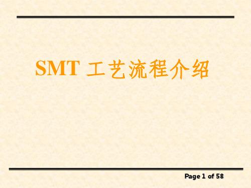 SMT工艺介绍ppt课件