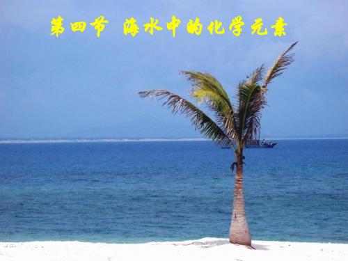 海水中的元素
