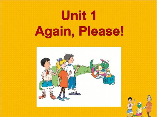 冀教版小学英语三年级上册 Unit 1 Again , Please! .PPT课件