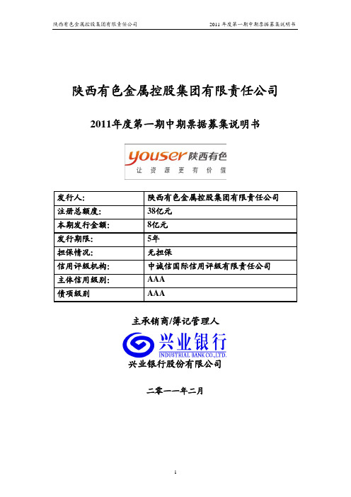 陕西有色金属控股集团有限责任公司