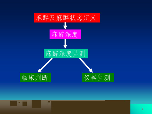 麻醉深度监测及临床意义.