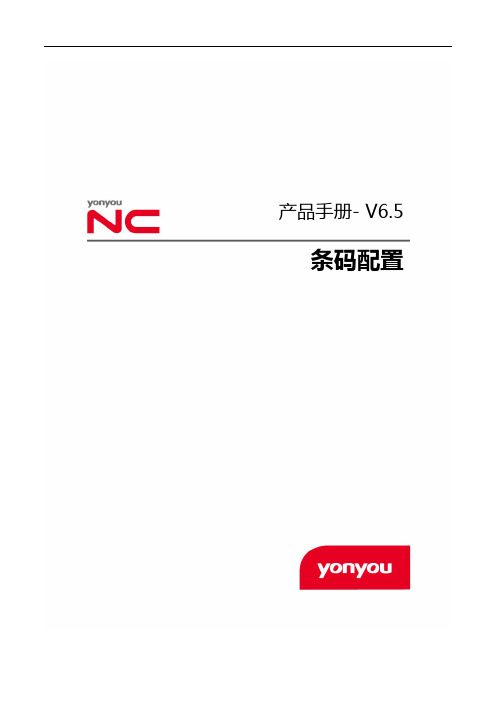 NC6.5产品手册-动态建模平台条码配置