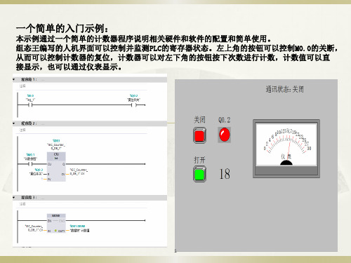 S7-1200与博途以及组态王的通讯设置ppt课件