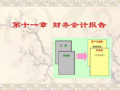 第10章 财务会计报告