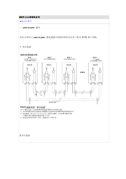 6RA70主从控制的应用