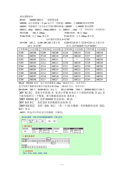 对三菱plc指令的理解