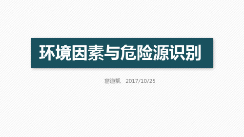 环境因素与危险源识别概论(43张)PPT