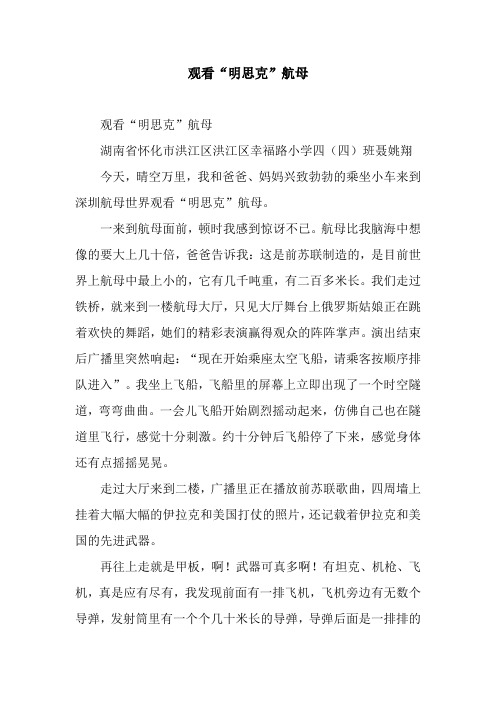 观看“明思克”航母_3