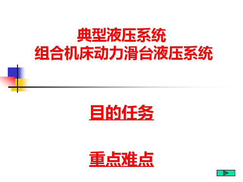 [机械电子]典型液压系统组合机床动力滑台液压系统