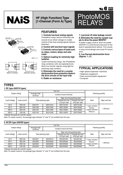 AQV202中文资料