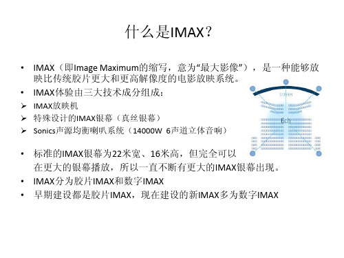 新——IMAX基本知识