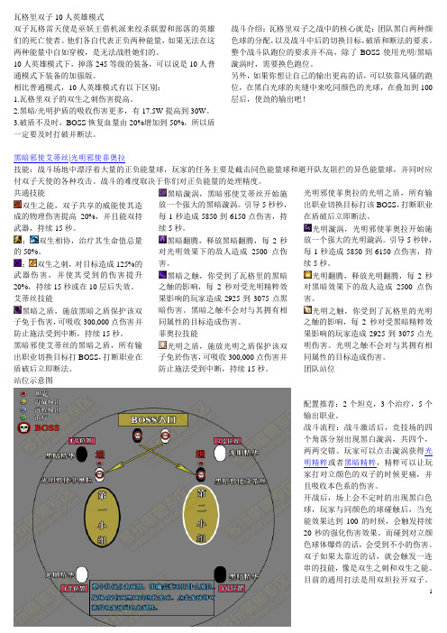 瓦格里双子10人英雄模式