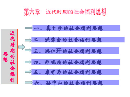 中国社会福利思想史 田毅鹏著6近代