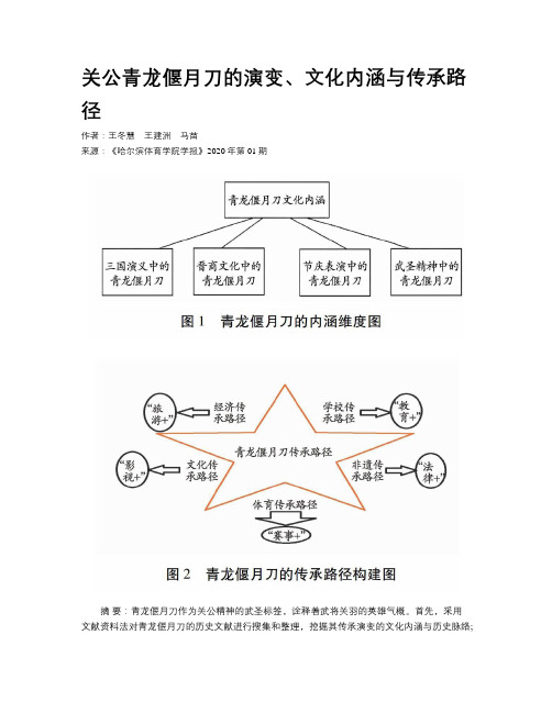 关公青龙偃月刀的演变、文化内涵与传承路径