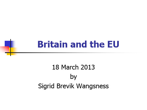 英国与欧盟关系【英文】