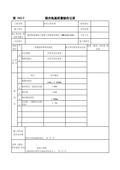 土地整理资料表格