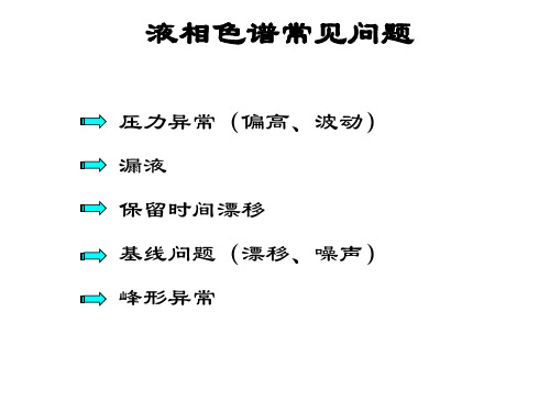 液相色谱实例分析