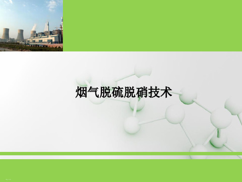 烟气脱硫脱硝技术培训讲义(PPT35页)