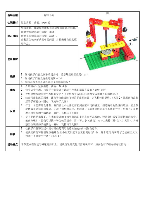 5旋转飞椅（动力机械齿轮）