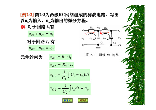 自动控制 第五课 传递函数