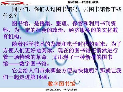 数字图书馆     PowerPoint 演示文稿