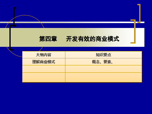 开发有效的商业模式课件