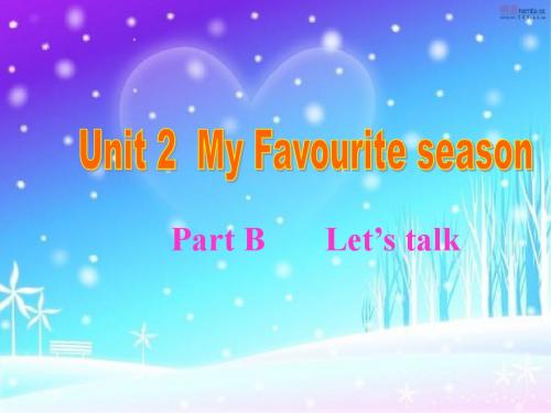 小学英语PEP五年级下册   UNIT2B_Let's_talk