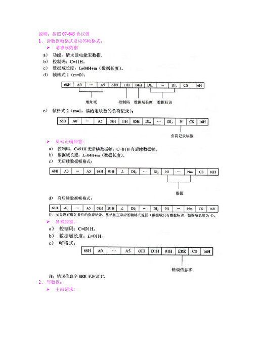 直流电表协议