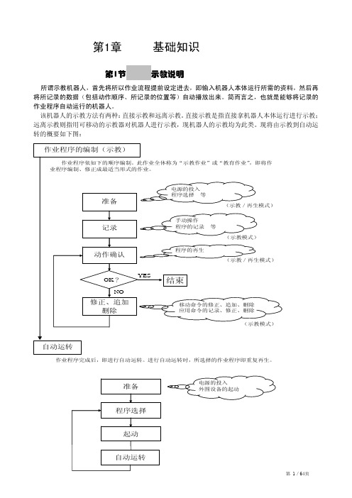 OTC焊接机器人基本操作培训