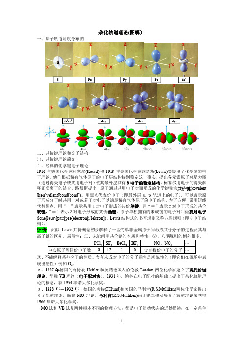 杂化轨道理论(图解)