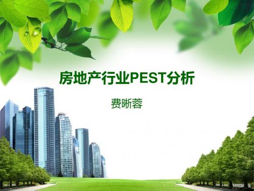 荣盛地产PEST