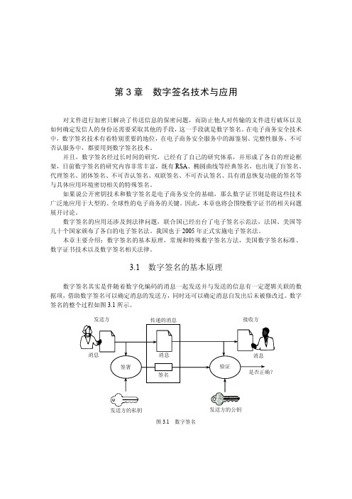 第3章数字签名技术与应用