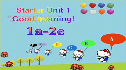 七年级英语上册Unit1(1a-2e)课件