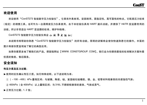 ConST273正式说明书