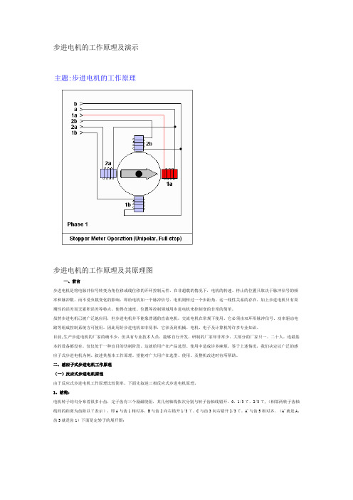 步进电机的工作原理及演示