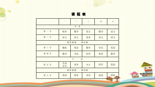 小学信息技术人教五年级下册个性表格巧编辑川教版五年级上册第七课制作统计表课件