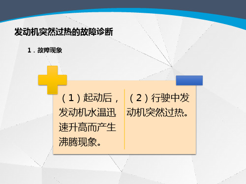 发动机突然过热的故障诊断