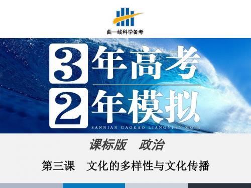 2016版《3年高考2年模拟课标政治》课件 必修3 第2单元 第3课 文化的多样性与文化传播