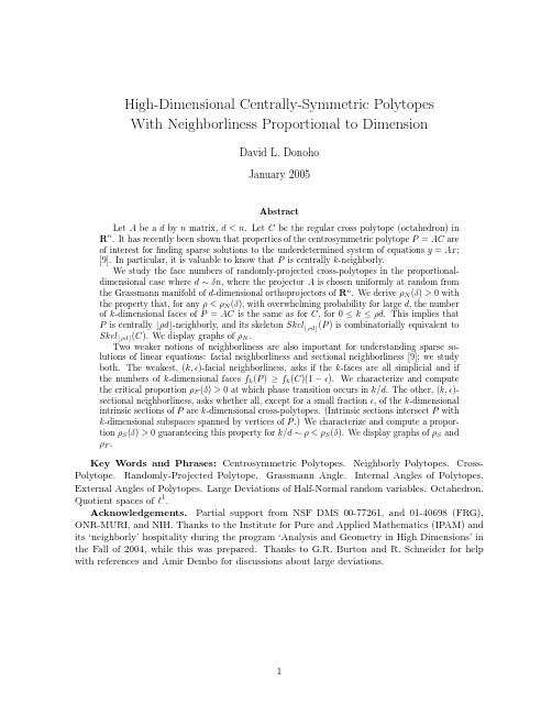 High-dimensional centrally-symmetric polytopes with neighborliness proportional to dimensio