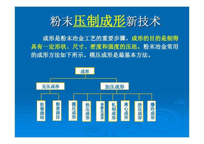 粉末冶金成型