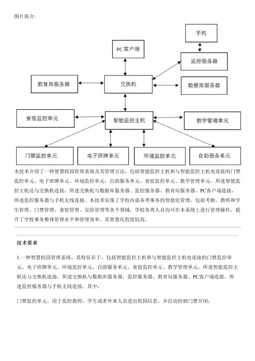 智慧校园管理系统及其管理方法与制作流程