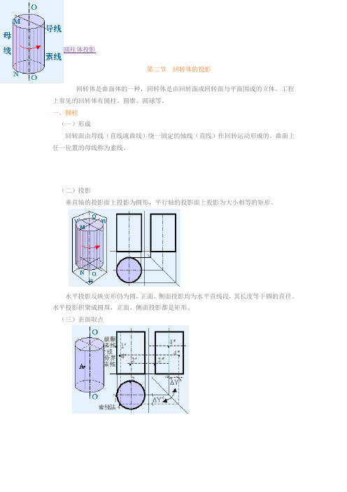 回转体的投影