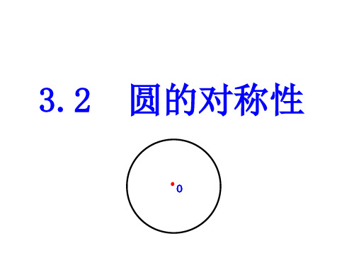 九年级数学3.2圆的对称性优秀课件