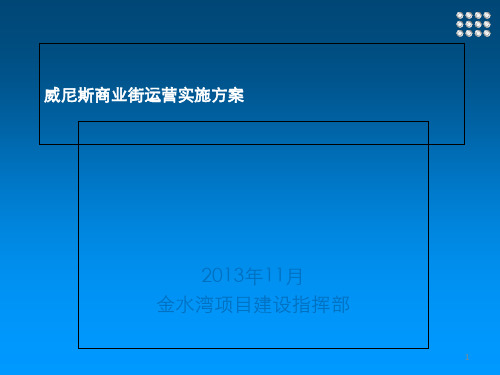 某商业街运营实施方案PPT(共 68张)