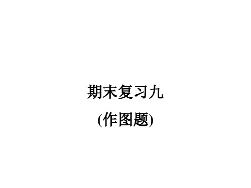 期末复习9 (作图题)—2020秋人教版八年级物理上册作业课件PPT(19页)