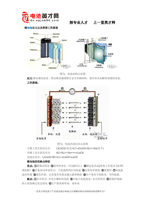 锂电池的工作原理以及爆炸原因分析