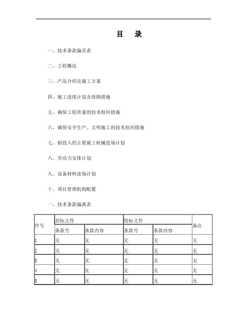 四中电采暖施工组织设计