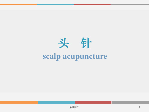 针灸学课件--头针  ppt课件