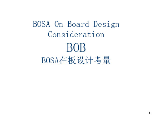 BOSA on Board