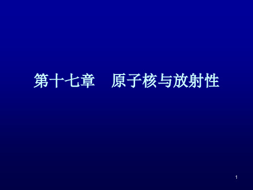 原子核与放射性ppt课件